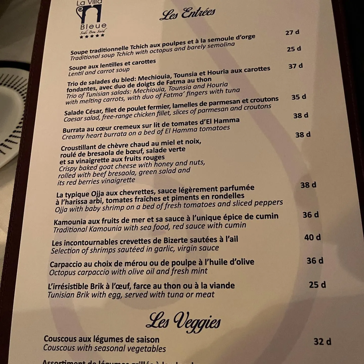 La Villa Bleue — Tunus (10/10)