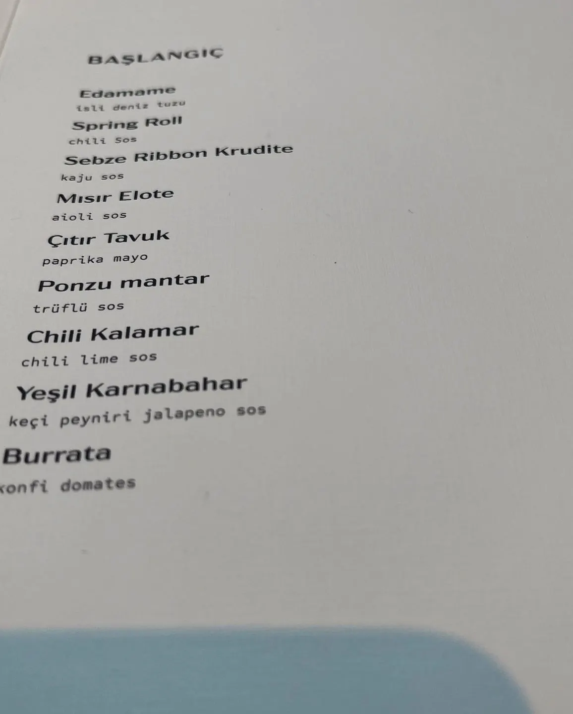 Tribeca Cafe — Etiler (8/10)