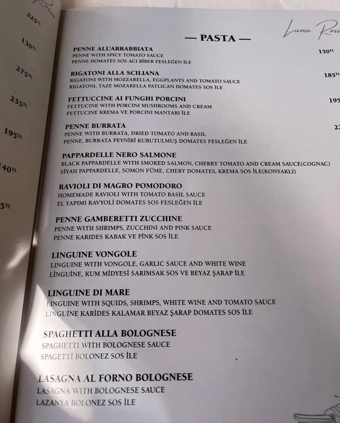 Luna Rossa — Levent (10/10)