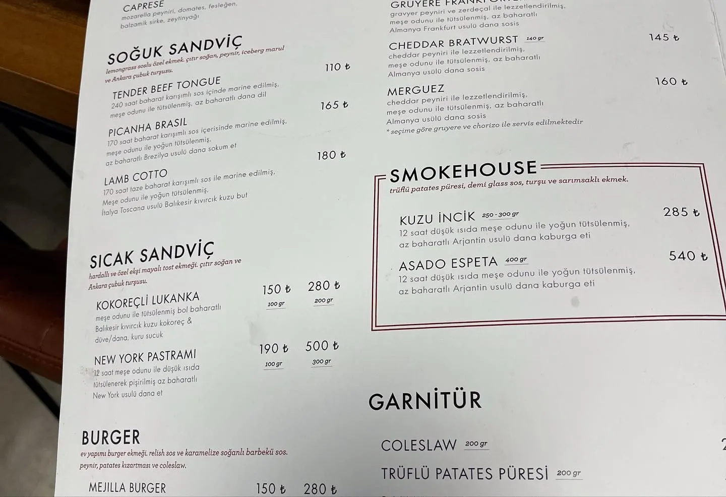 La Charcuteria — Maslak (10/10)