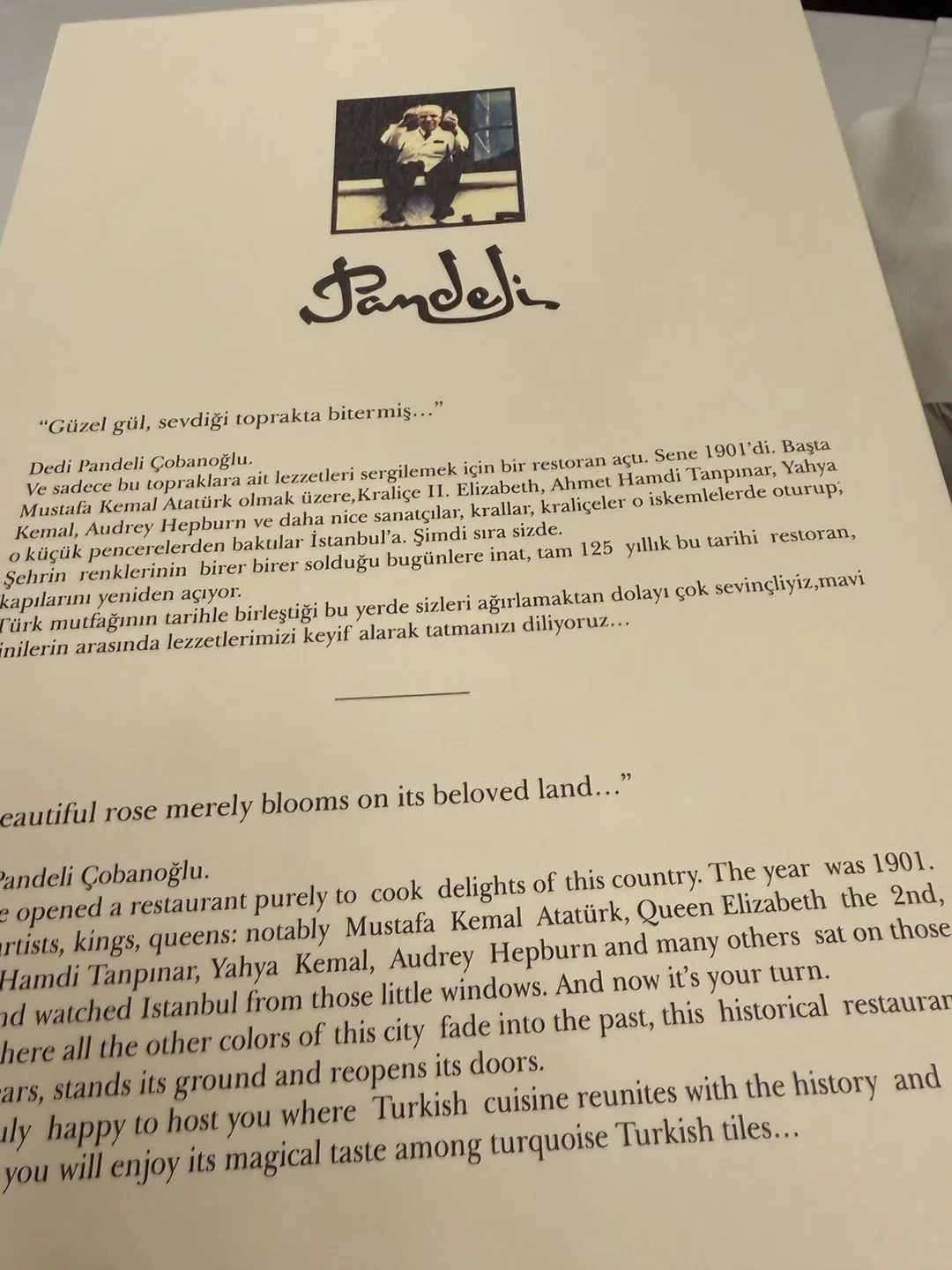 Pandeli Restaurant — Eminönü (7/10)